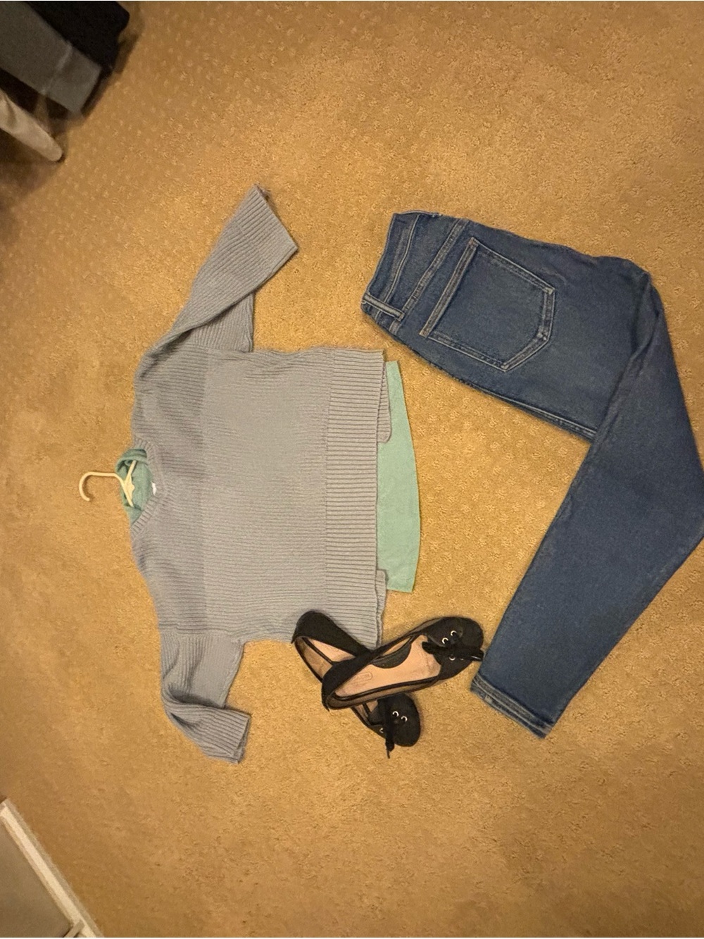 Cabi Size S Blue Gray Ribbed Knit Sweater Cardigan 2 Way Zip Oversized Cotton
